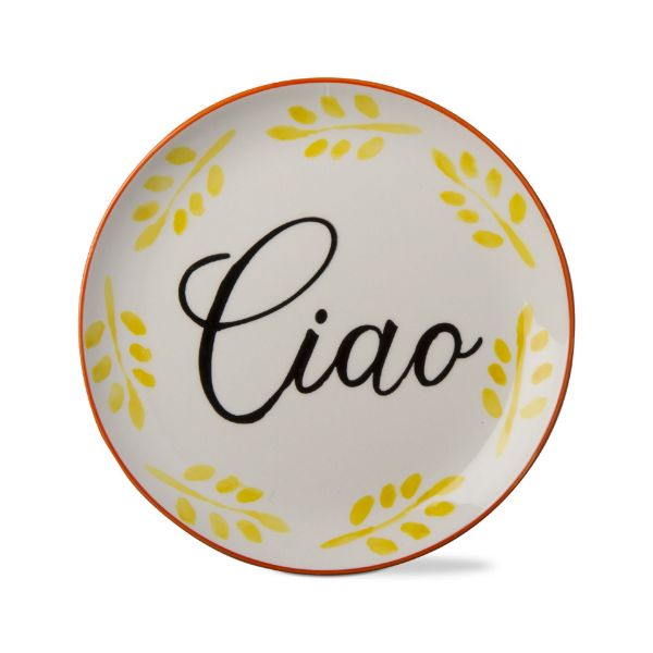 Picture of dolce vita ciao appetizer plate - Yellow