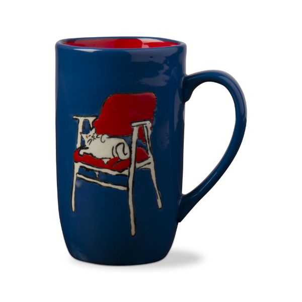 Picture of cat nap on chair tall mug - Multi