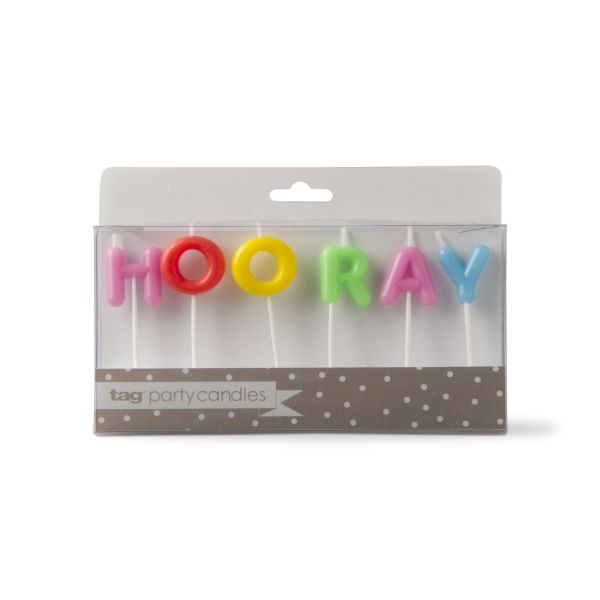 Picture of hooray candle set - multi