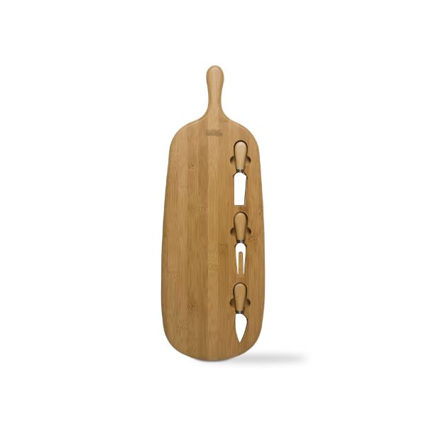 Picture of cheese board and utensils set - Natural