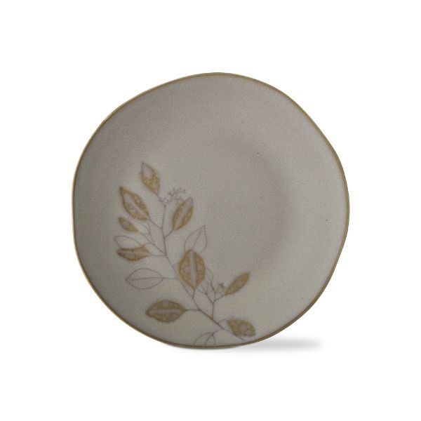 Picture of eucalyptus appetizer plate - ivory