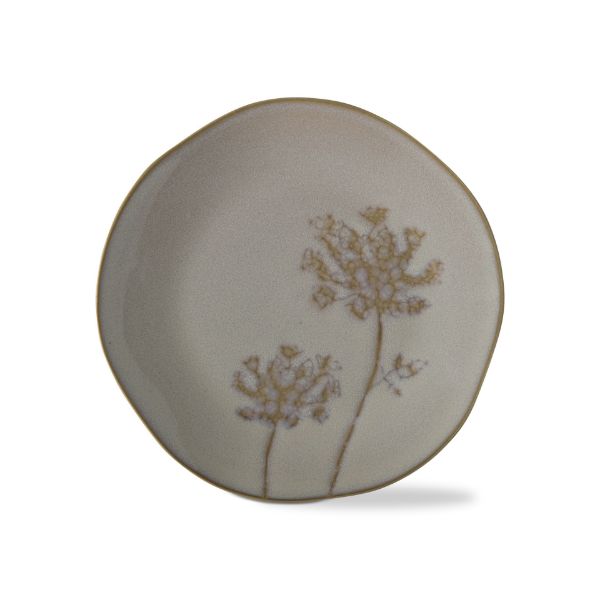 Picture of wild flower appetizer plate - ivory