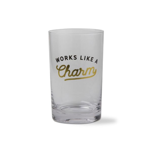 Picture of works like a charm glass - black, multi