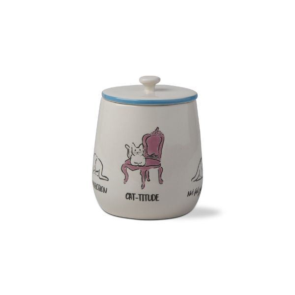 Picture of cat treats canister - multi