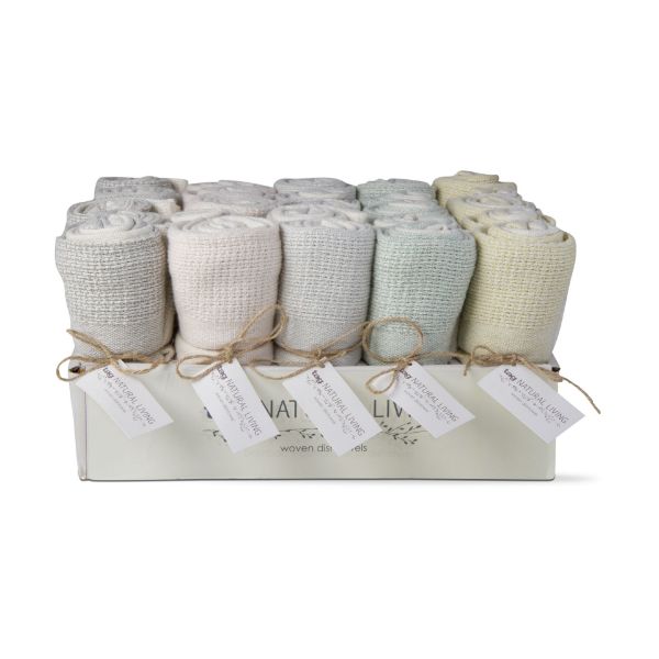 Picture of natural living dishtowel assortment of 25 and cdu - multi