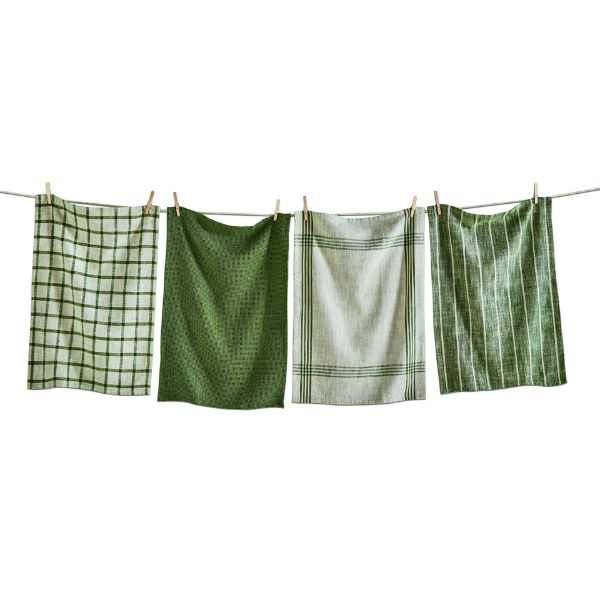 Picture of canyon woven dishtowel set of 4  - olive