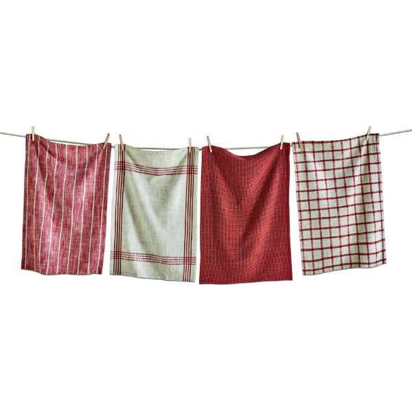 Picture of canyon woven dishtowel set of 4  - rust