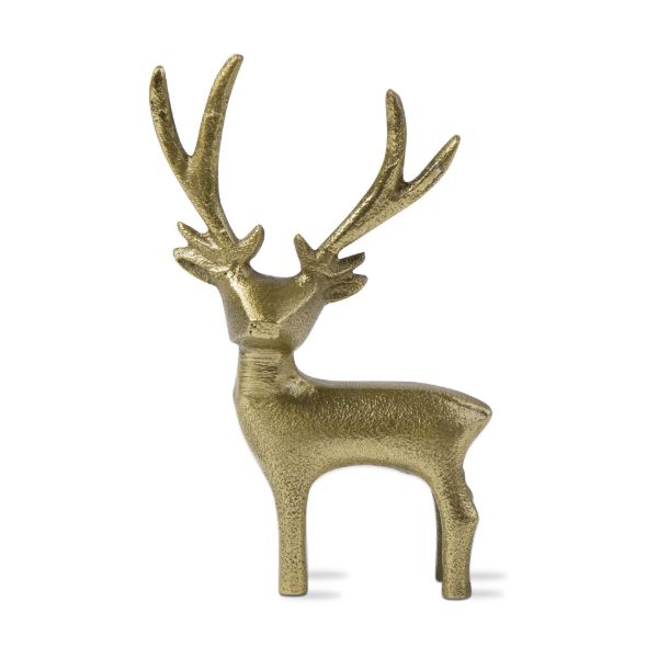 Picture of reindeer figurine - gold