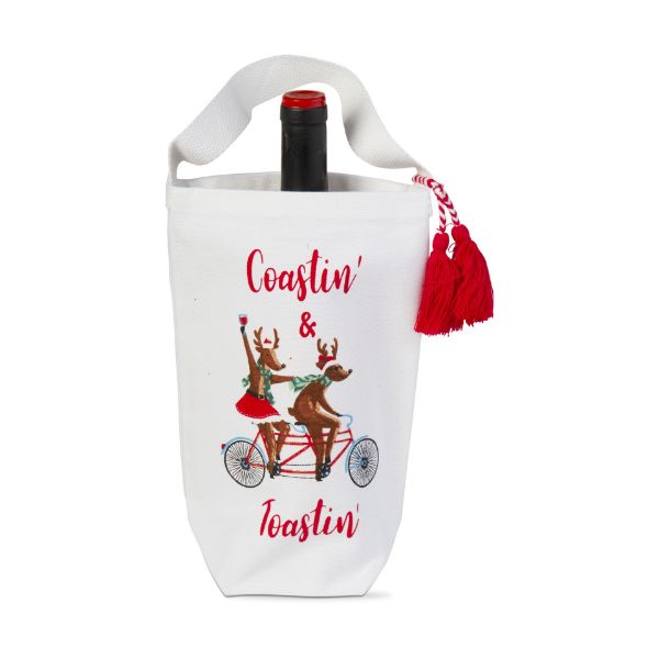 Picture of coastin and toastin wine bag  - multi