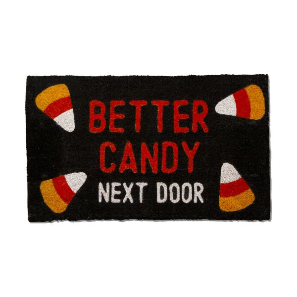 Picture of better candy next door coir mat - black, multi