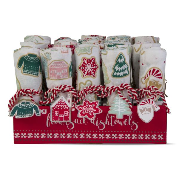 Picture of sugar and spice dishtowel assortment of 25 and cdu - multi