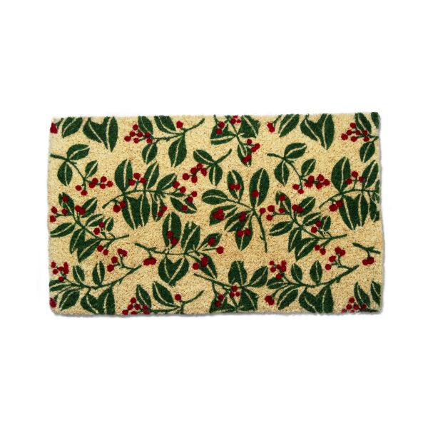 Picture of holiday berries coir mat - multi