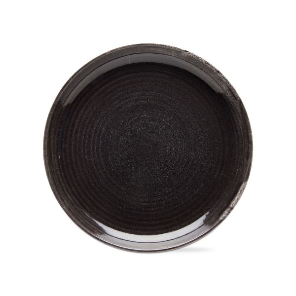 Picture of loft speckled reactive glaze  11 inch plate  - black