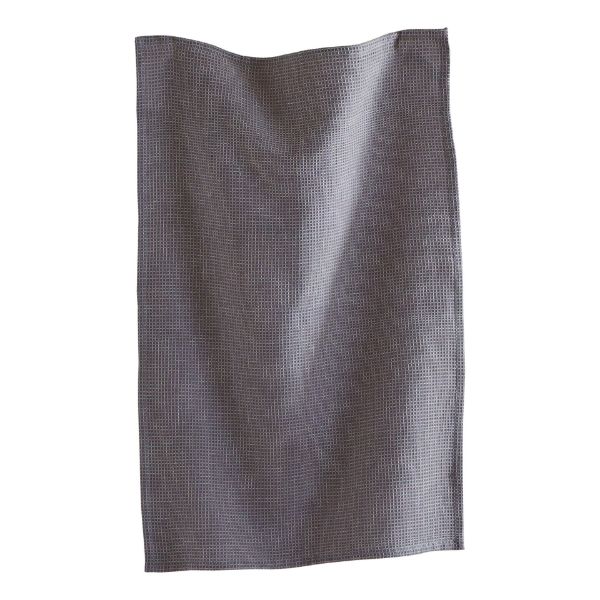 Picture of tag classic waffle weave dishtowel - gray