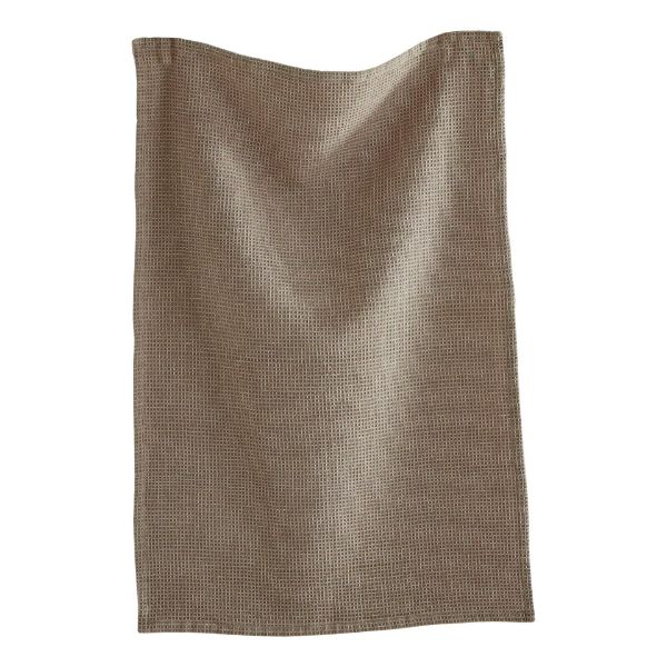 Picture of tag classic waffle weave dishtowel - linen