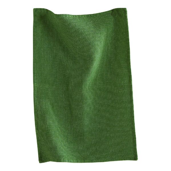 Picture of tag classic waffle weave dishtowel - moss green