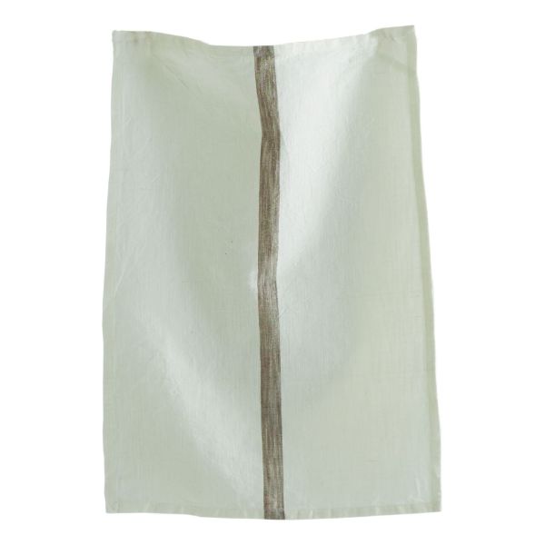 Picture of tag linen & cotton single stripe dishtowel - gray