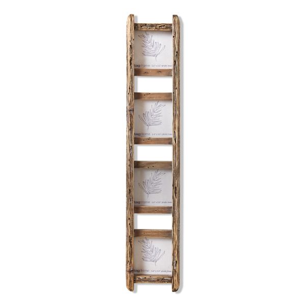 Picture of ladder photo frame - natural