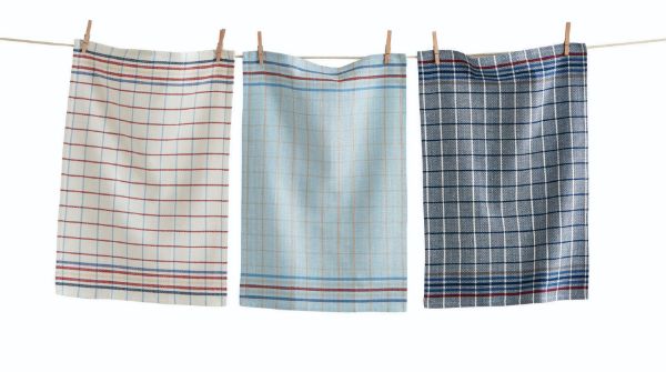 Picture of american check dishtowel set of 3 - multi