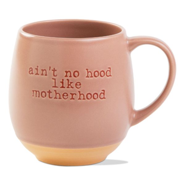 Picture of no hood like motherhood mug - blush