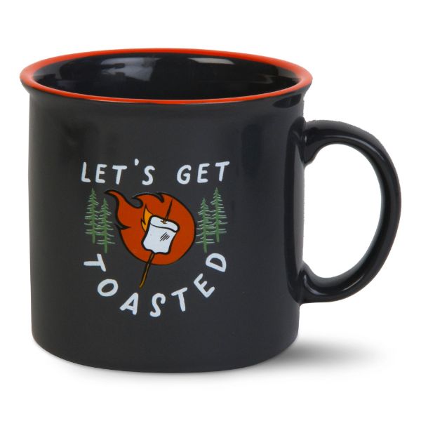 Picture of let's get toasted camper mug - gray, multi