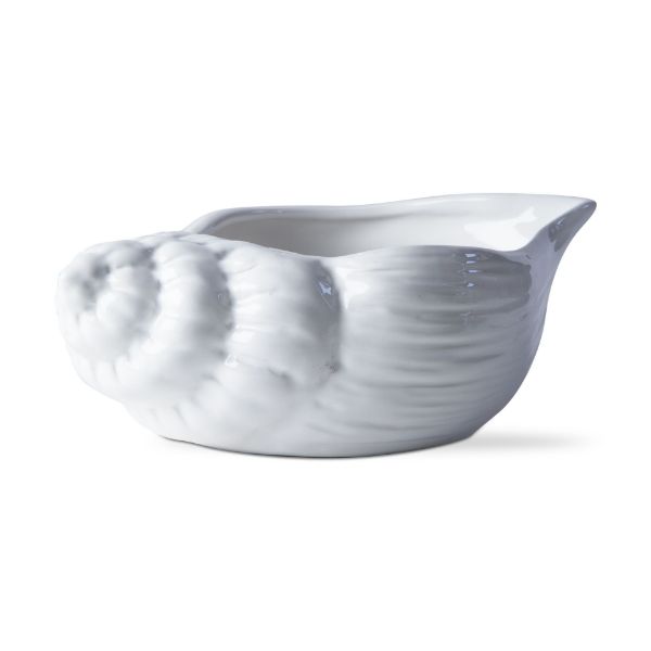 Picture of conch serving bowl - white
