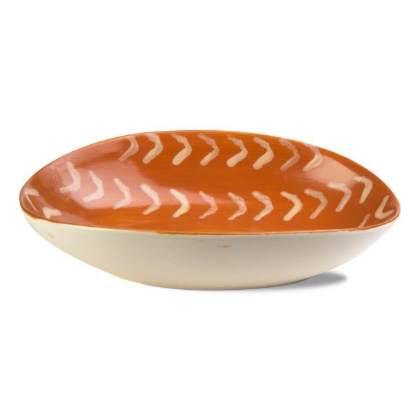 Picture of endless summer decorative bowl large - burnt sienna