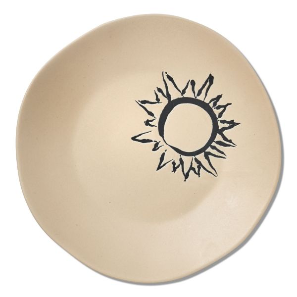 Picture of sun appetizer plate - cream