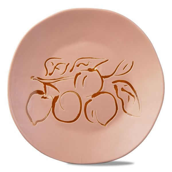 Picture of peaches appetizer plate - blush