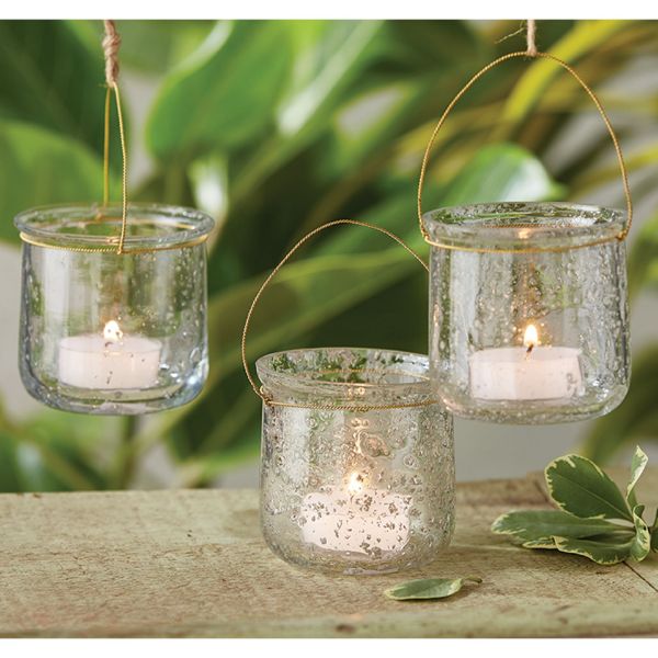 Picture of brooklyn candleholder with handle - clear