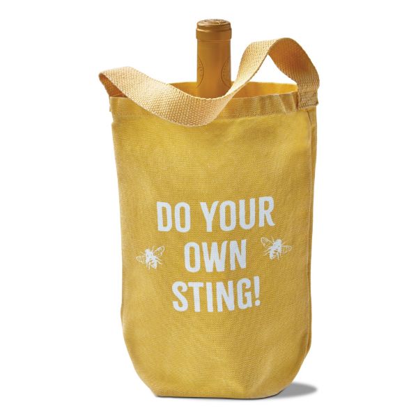 Picture of do your own sting wine bag - yellow, multi