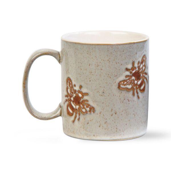 Picture of bee mug - antique white