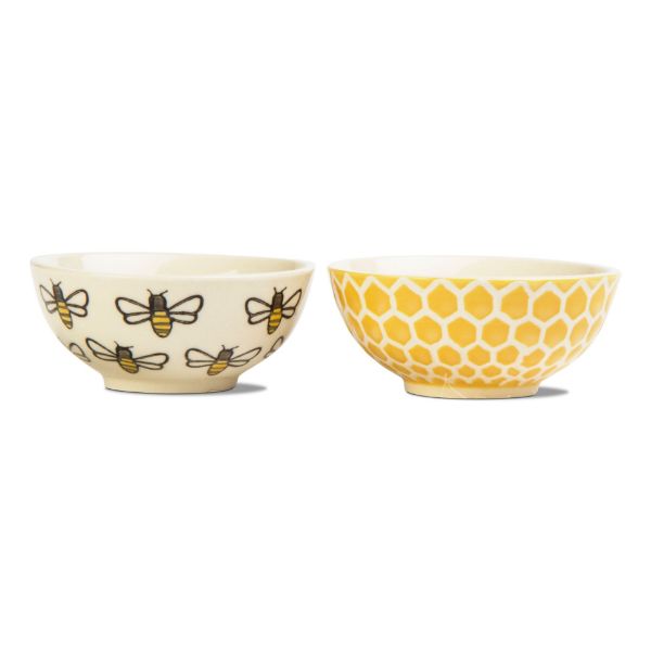 Picture of honeybee stamp dip bowl assortment of 2 - multi