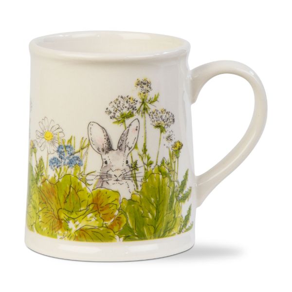 Picture of garden bunny mug - green, multi