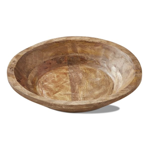 Picture of watermill round dough bowl - natural