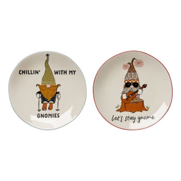 Picture of chillin gnomie appetizer plate assortment of 2 - multi