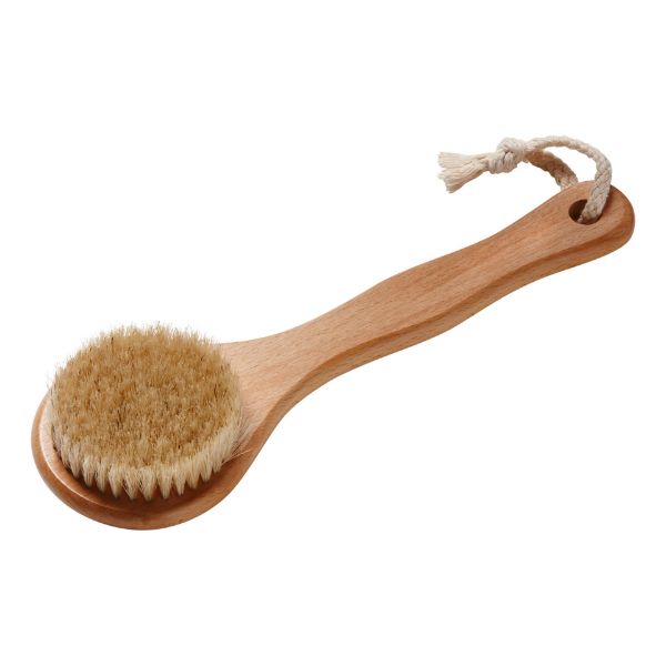 Picture of wood handle body brush - natural