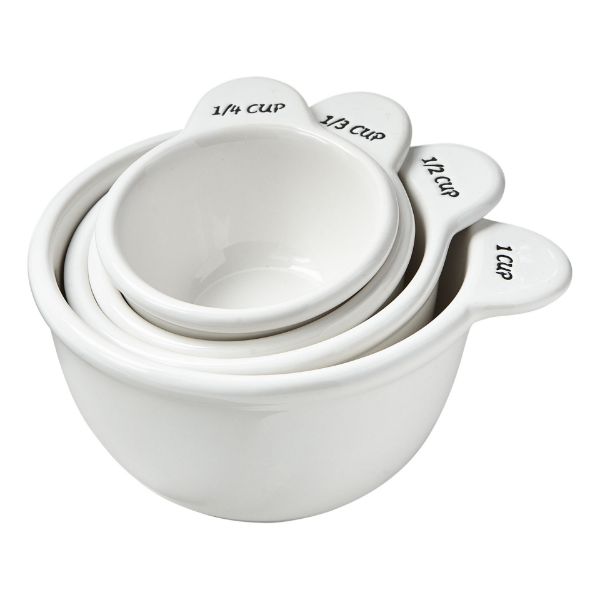 Picture of measuring cup with handle set of 4 - white