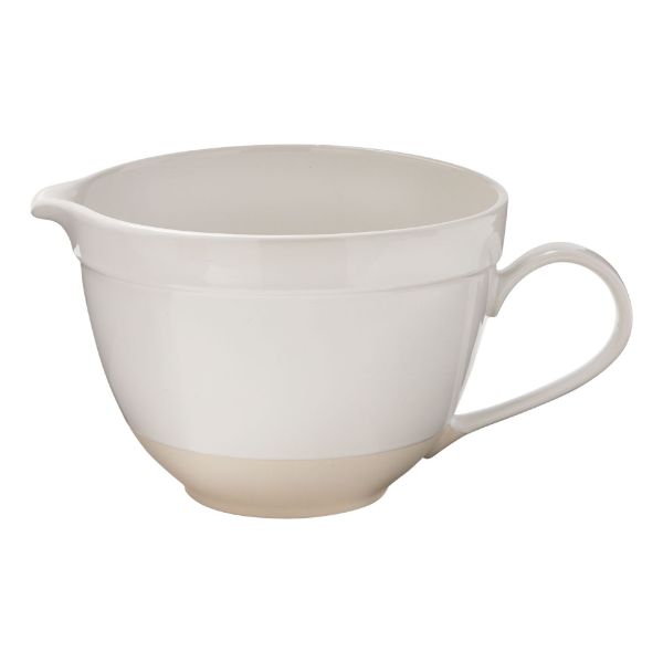 Picture of bowl with handle - white
