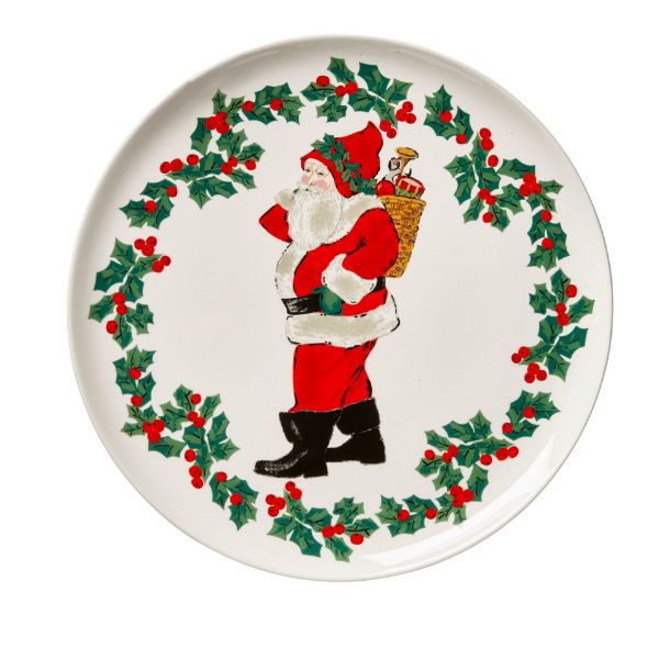 Picture of tis season santa cookies platter - multi