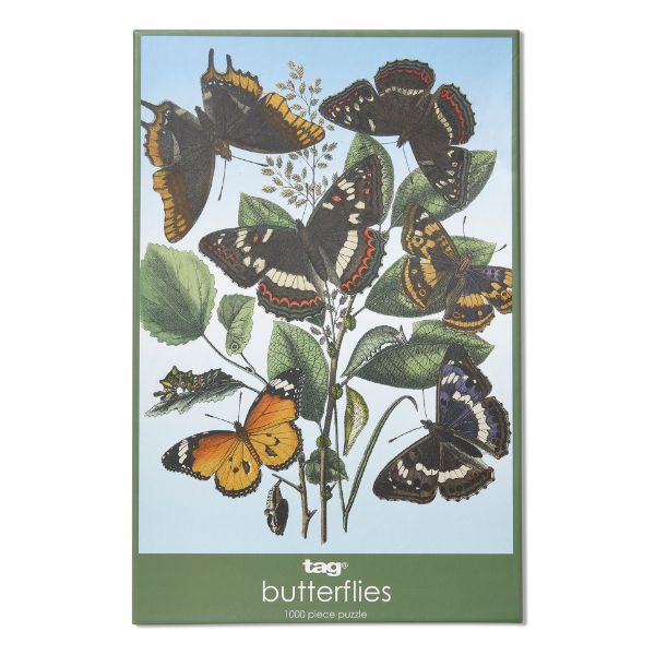 Picture of butterflies puzzle - blue, multi