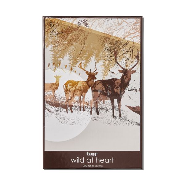 Picture of wild at heart puzzle - brown, multi