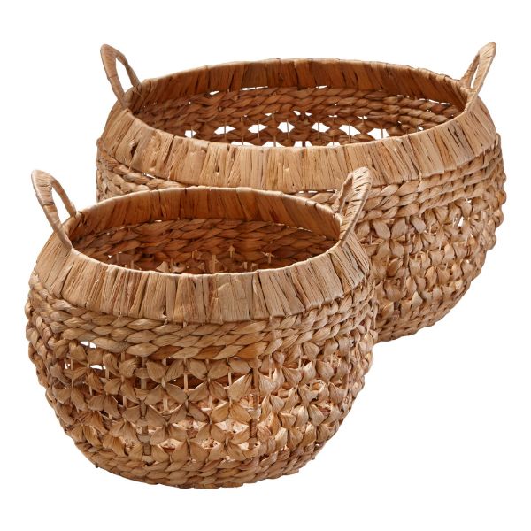 Picture of open weave round basket set of 2 - natural