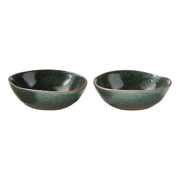 Picture of tidbit bowls - dark green