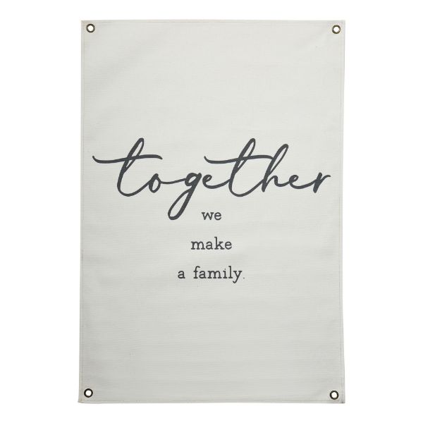 Picture of together canvas wall decor - natural