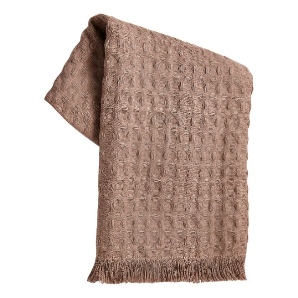 Picture of wellbeing waffle hand towel - latte