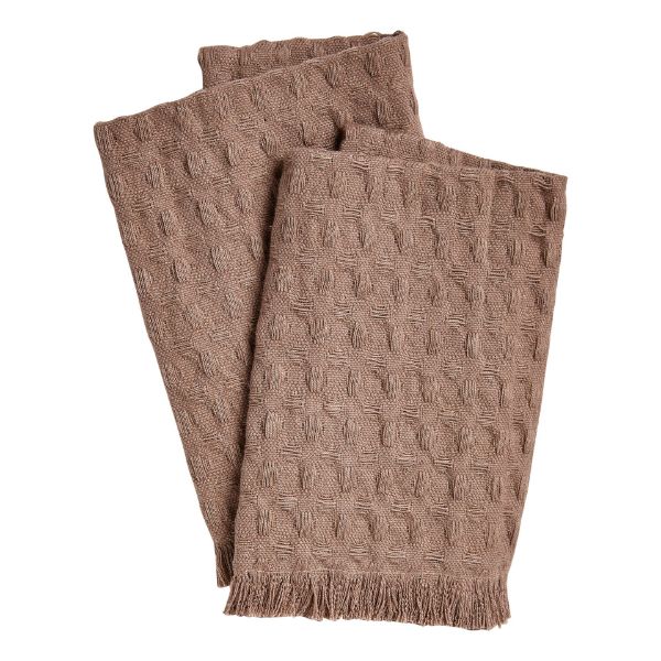 Picture of wellbeing waffle wash cloth set of 2 - latte
