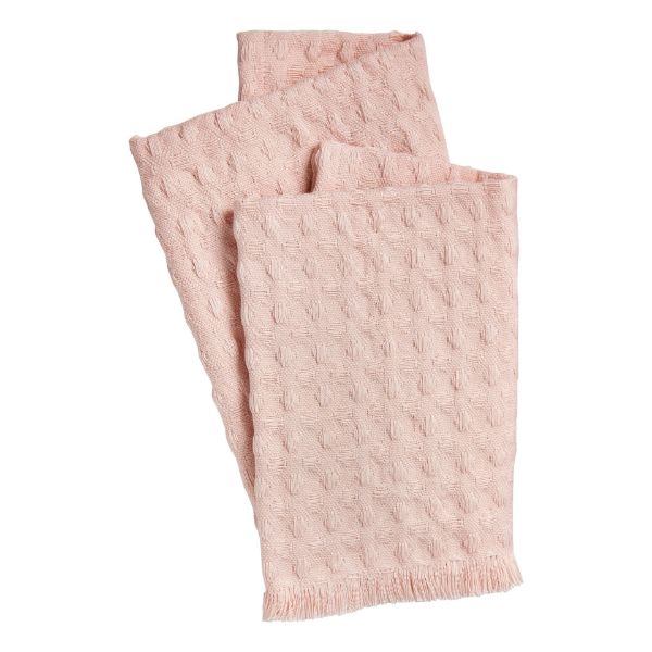 Picture of wellbeing waffle wash cloth set of 2 - blush