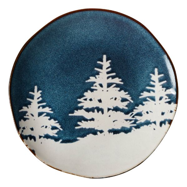 Picture of forest appetizer plate - midnight blue