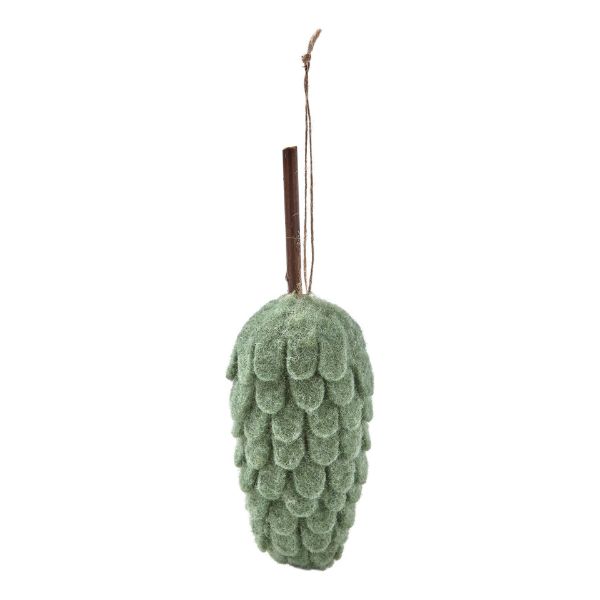 Picture of acorn ornament - green
